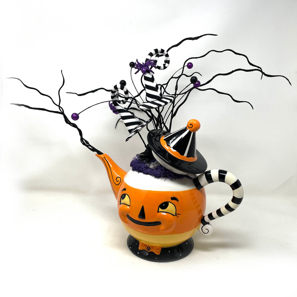 Crystal Gardens-Pumpkin Tea Pot