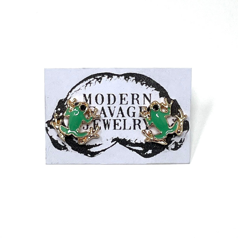Earrings - Frog Studs