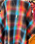 Poncho - Flannel Plaid