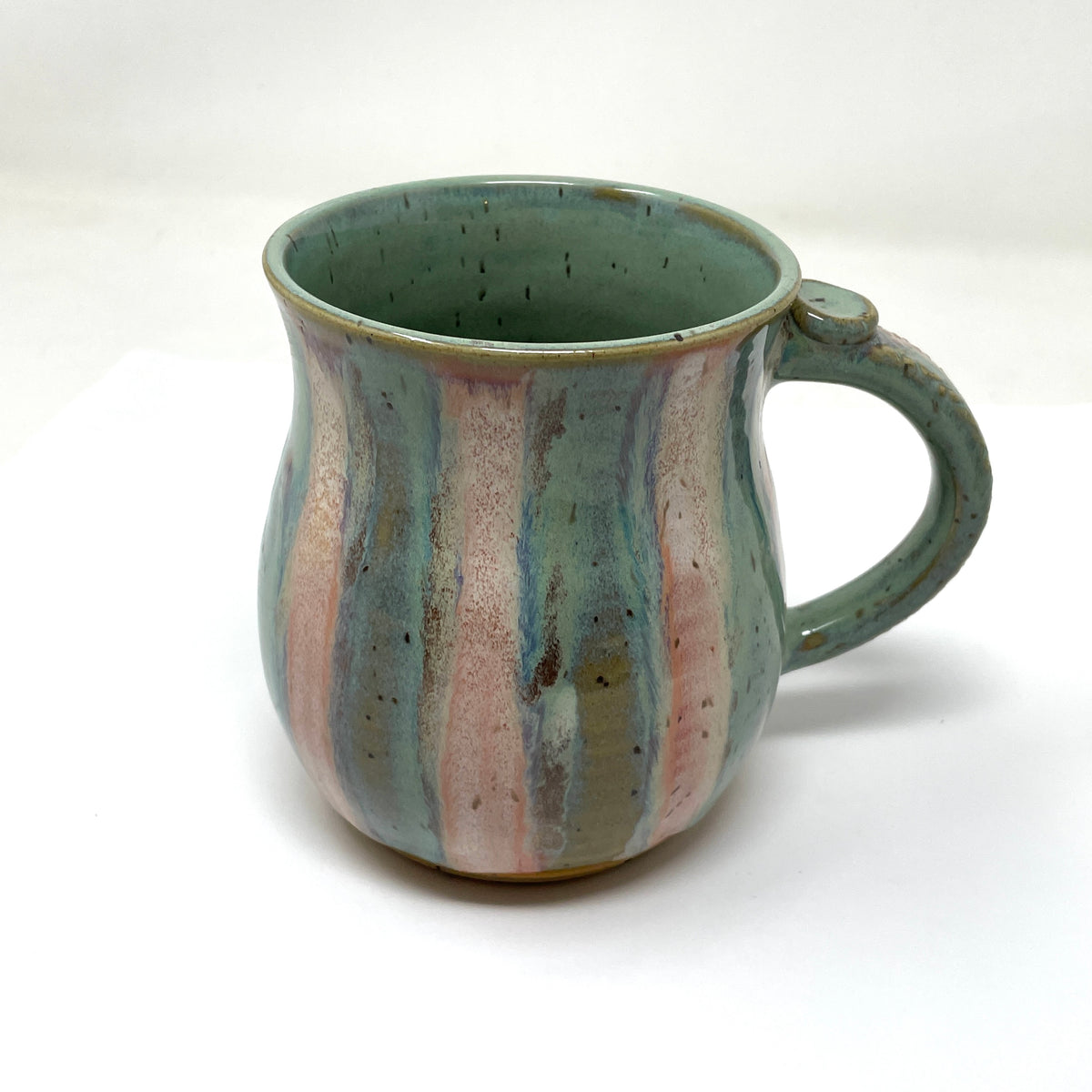 Mug - Curvy Mint + Peach