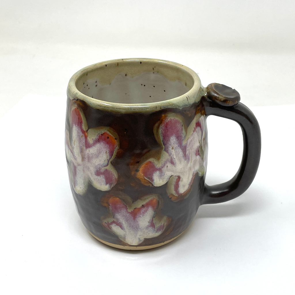 Mug - Pewter flower