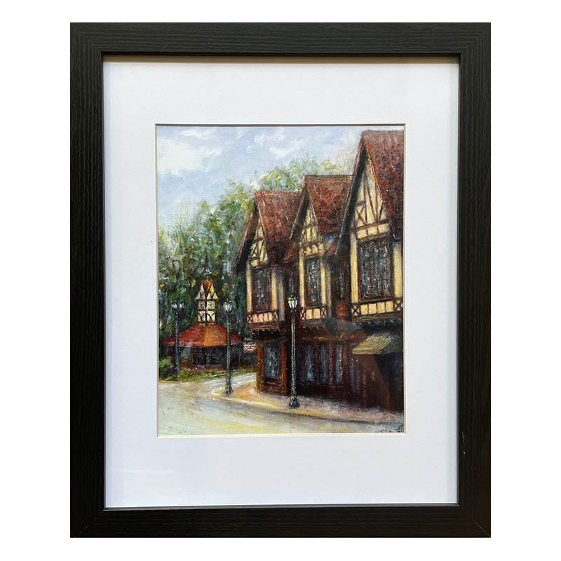 Framed Art Print - View Towards Clock Tower
