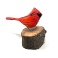 Cardinal on Stump