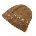 Knit Cap - Brown and Multi