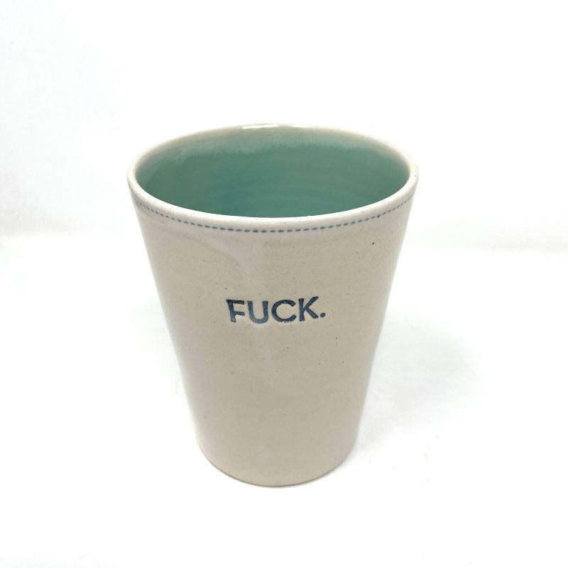 Straight Mug - FUCK | Large