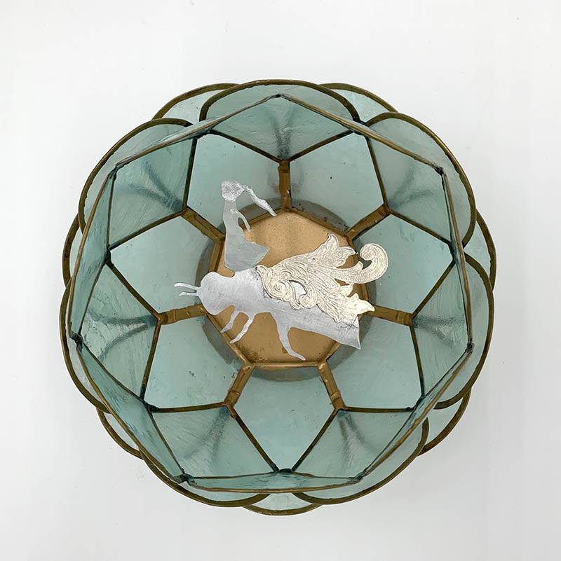 Honeybee Hunters - Capiz Shell Frame
