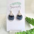 Earrings - Mini Gem Teardrops | Blue