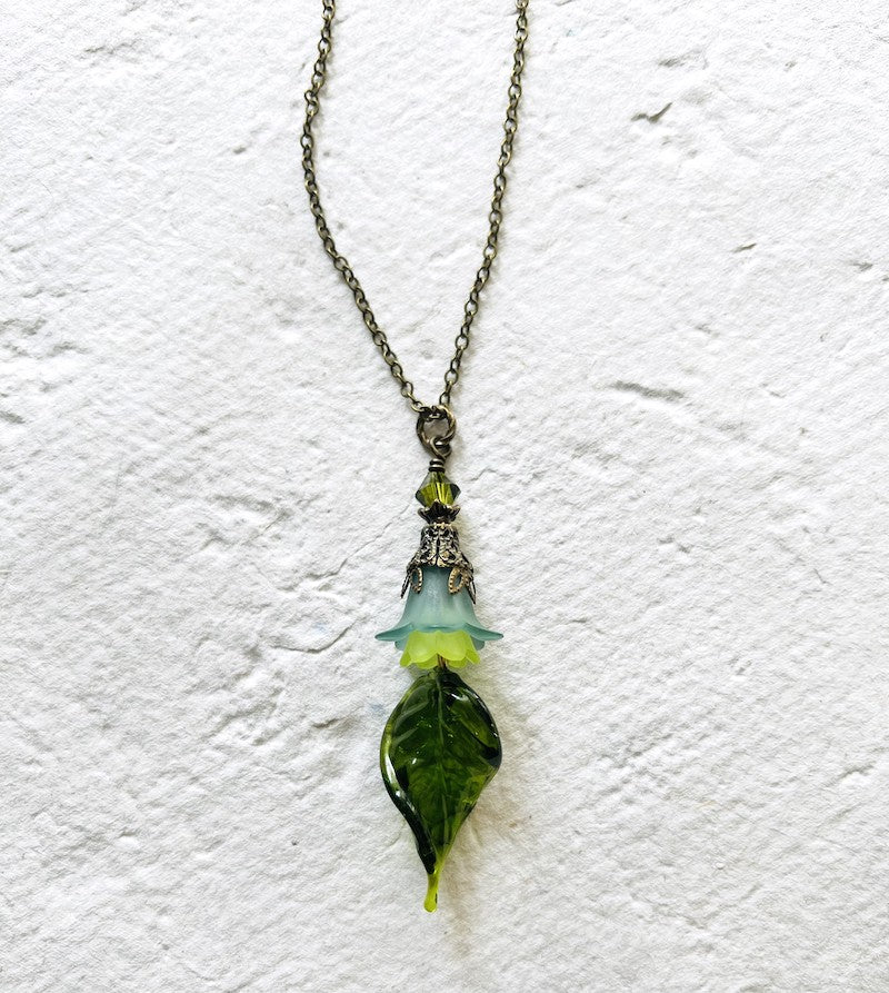 Necklace - Moss Fairy