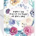 Card - Mother's Day may not feel "Happy"