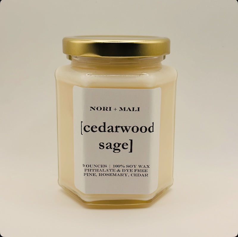 Cedarwood Sage Soy Candle