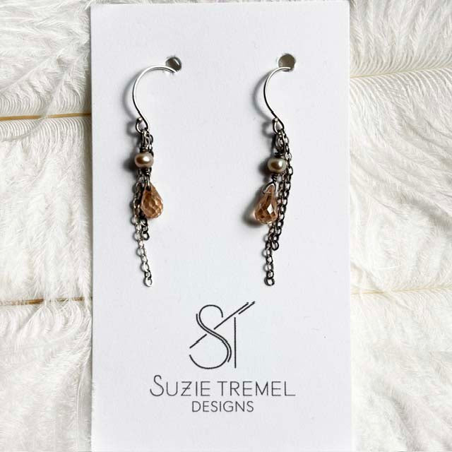 Earrings - Gemstone Drops