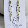 earrings - oval dangles