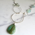 Necklace - Peruvian Opal Asymmetry