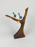 Bluebirds in tree