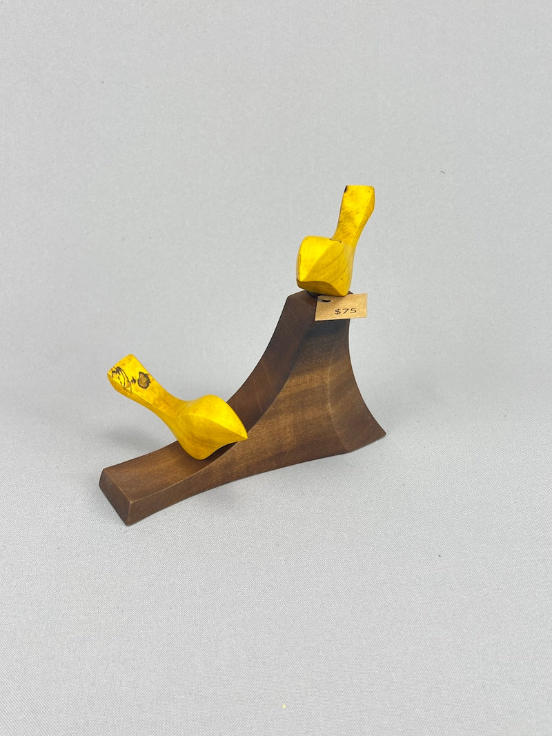 Yellow Birds on Poplar