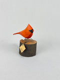 Cardinal on Stump