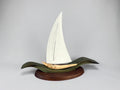 Sailboat on Large Wave