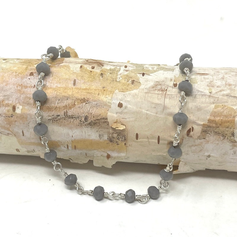 Gemstone Bracelet - Silver