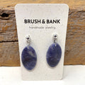 Earrings - Purple Cloud