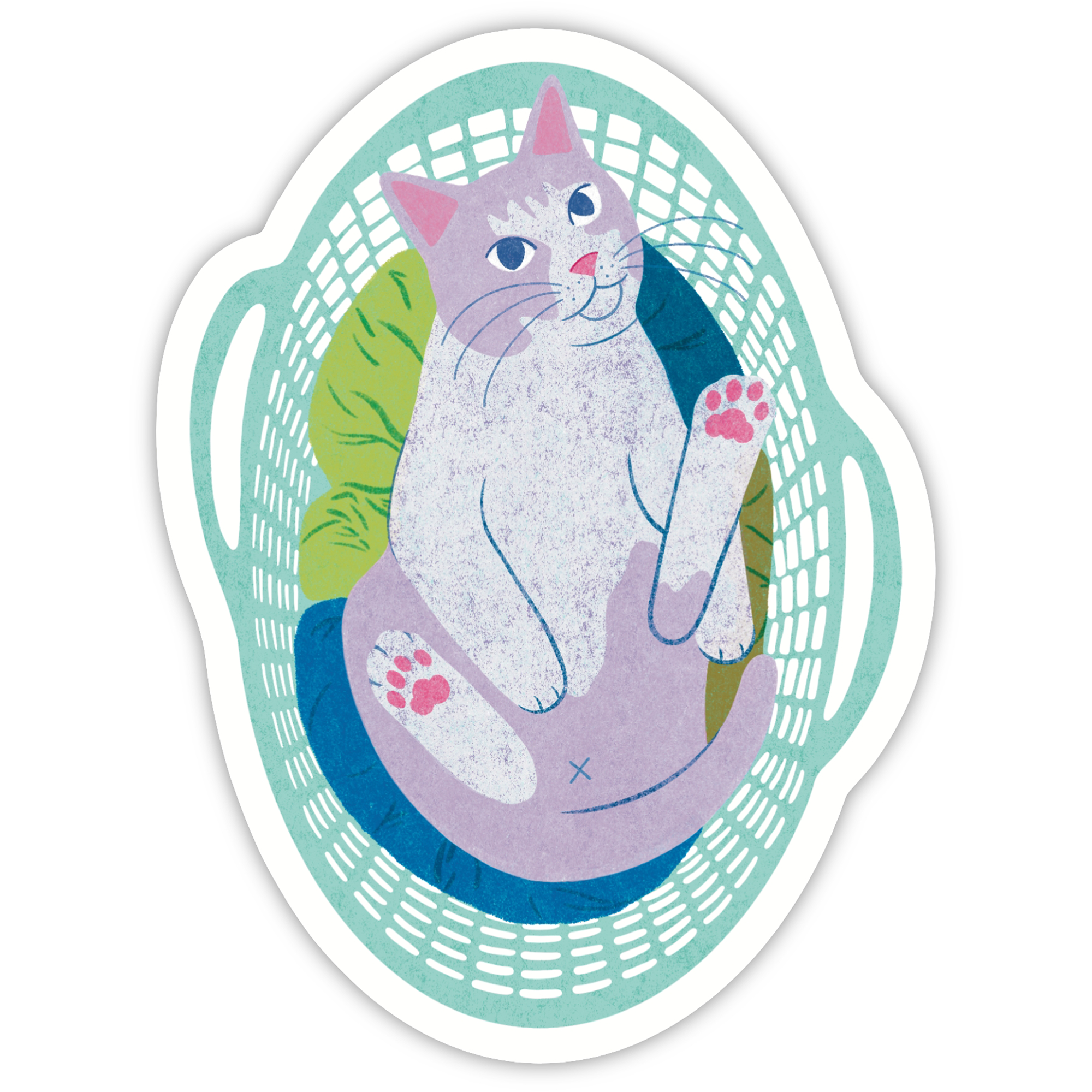 Sticker - Laundry Cat