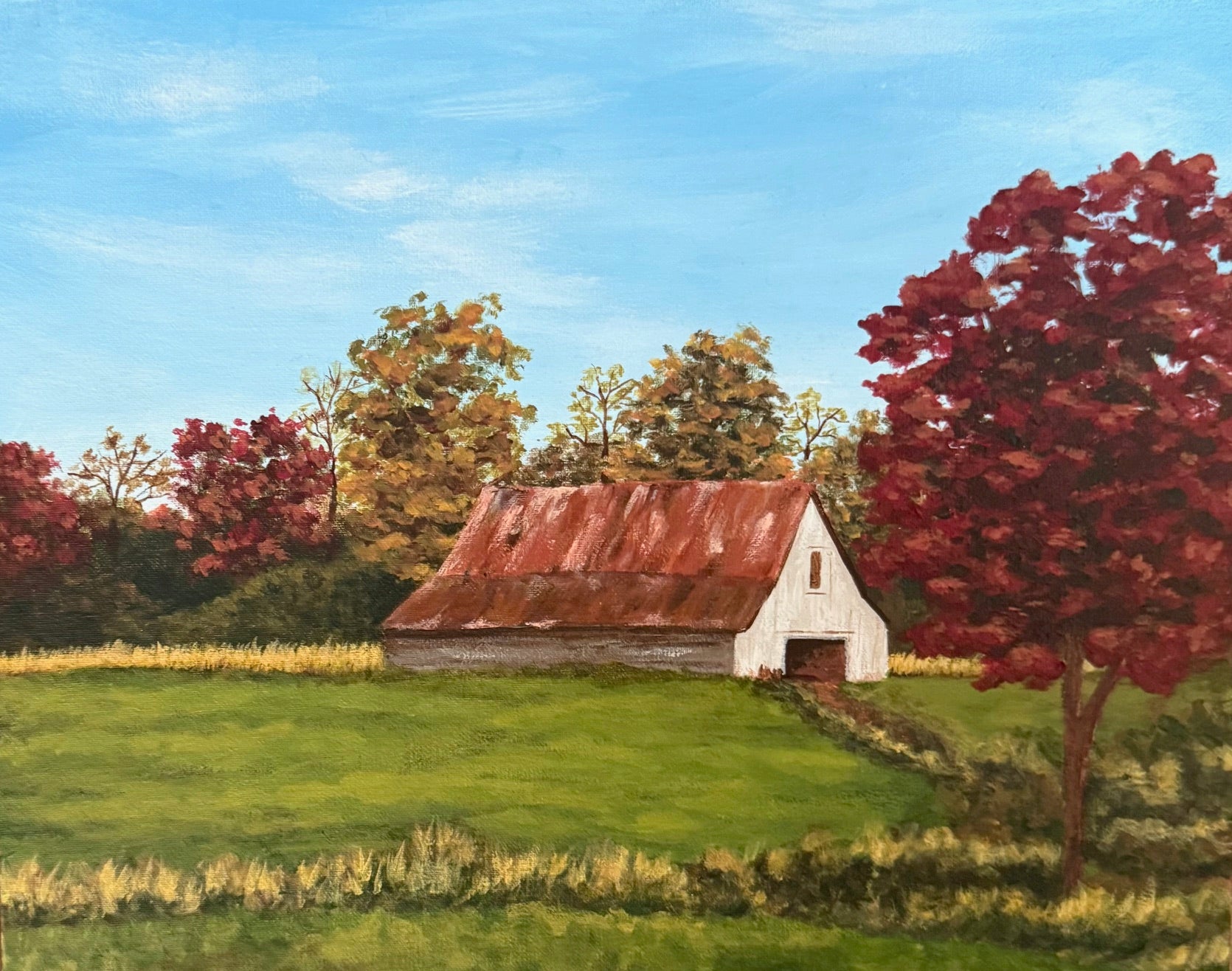 Print - The Red Tree