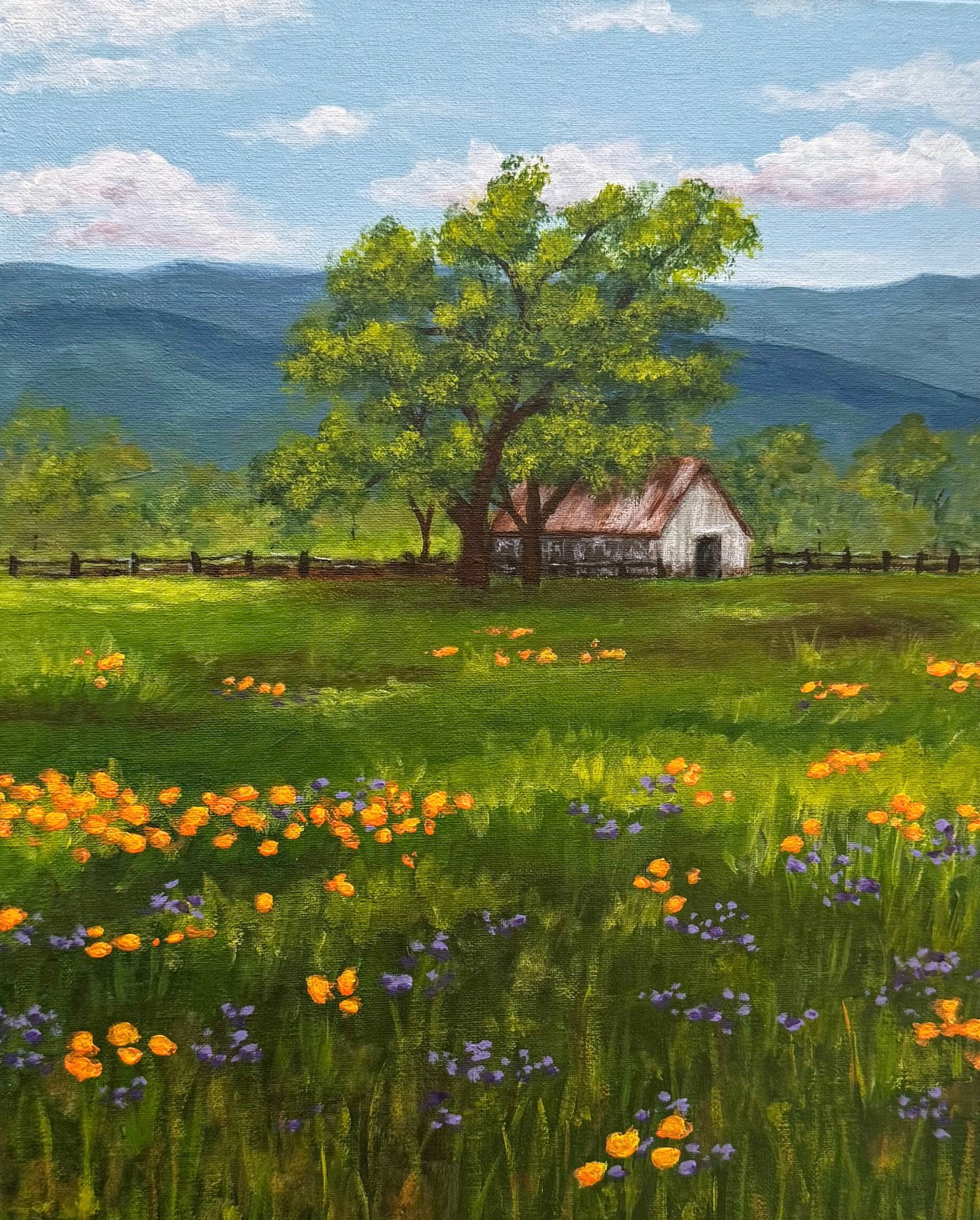 Print - Barn in Blue Ridge