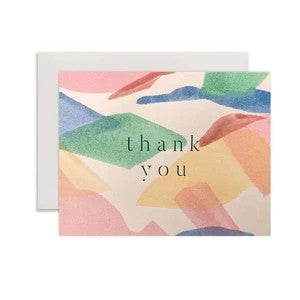 Card - Thank You  (sorbet)