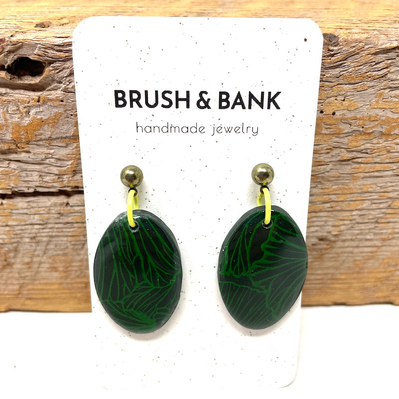 Earrings - Tropic Green