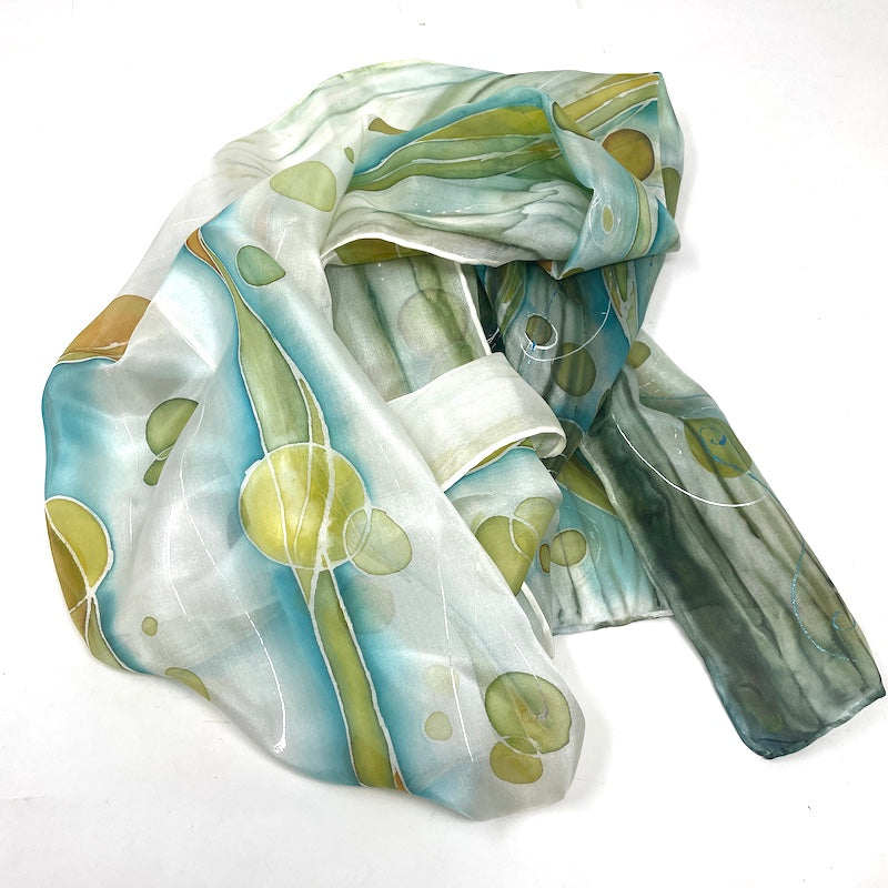 Silk Scarf - Water Spring