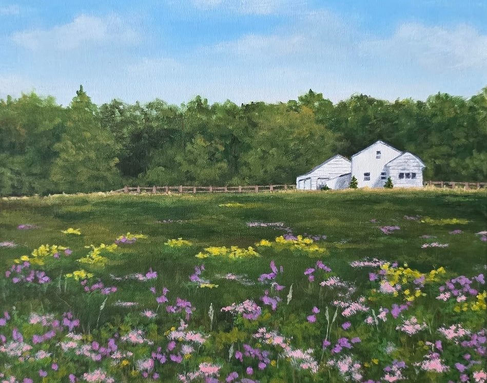 Print - Wildflowers at the farm