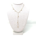 Necklace - Y Ball Drop
