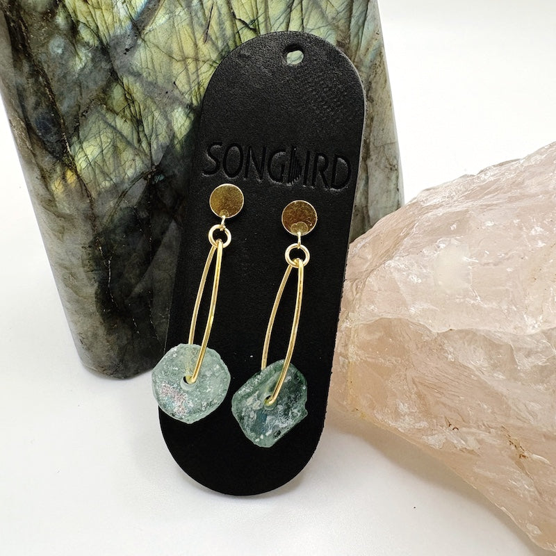 Studs - Ancient Roman Glass Ovals