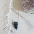 Necklace - Solitaire Teardrop I Apatite