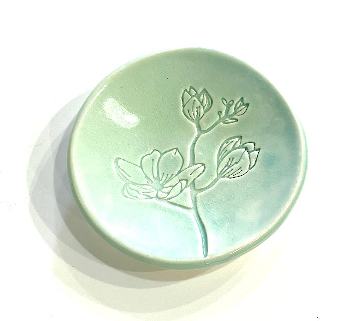 Small Dish - Stamped Botanicals