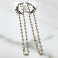 Earrings - Arched Pearl Drops