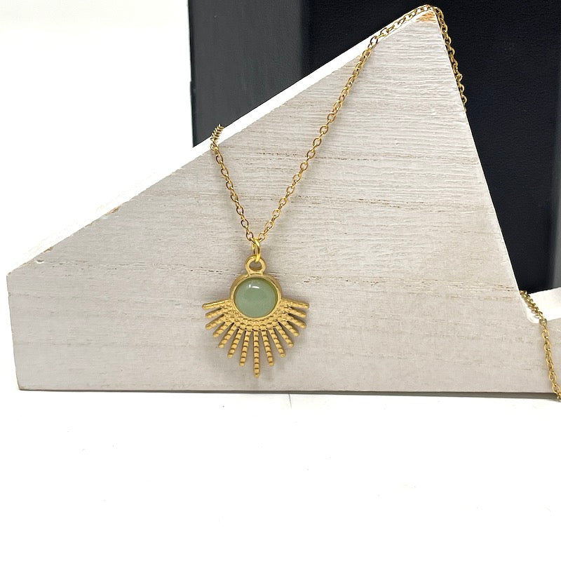 Necklace - Aventurine Ray