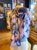 Silk Scarves - Shibori Resist