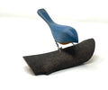 Bluebird on stump