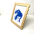 Framed Print - Blue Meowday 8x10