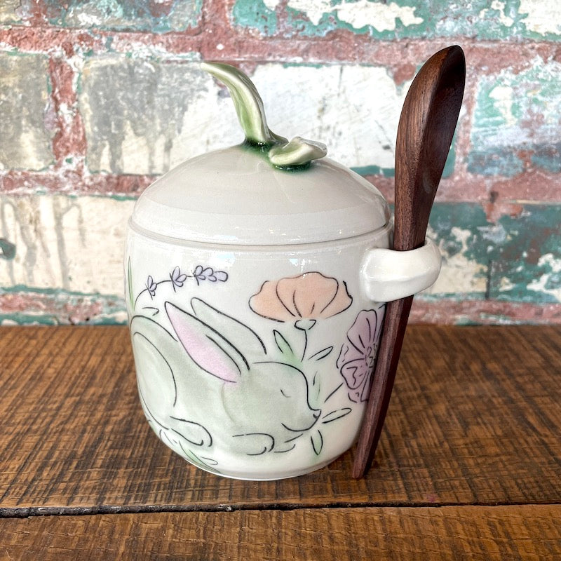 Jar + spoon - Bunny