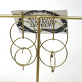 Earrings - Oversized circle bars