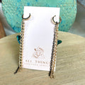 Earrings - Chain Huggies