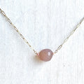 Necklace - Chalcedony Paperclip