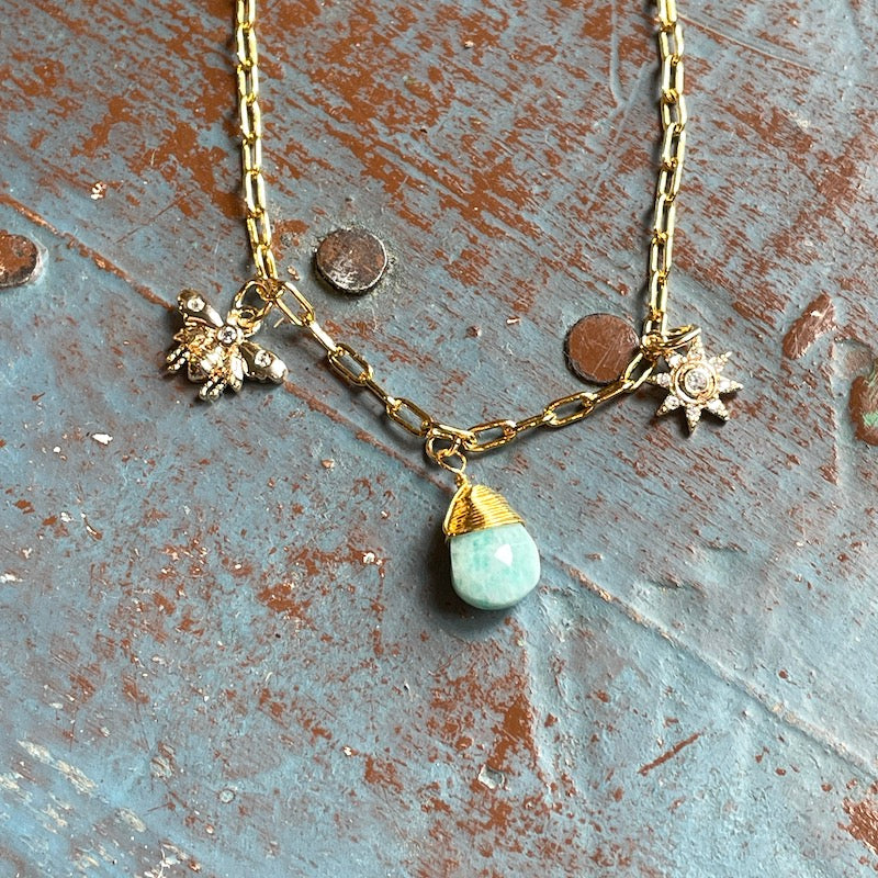 Golden Hour Charm Necklace
