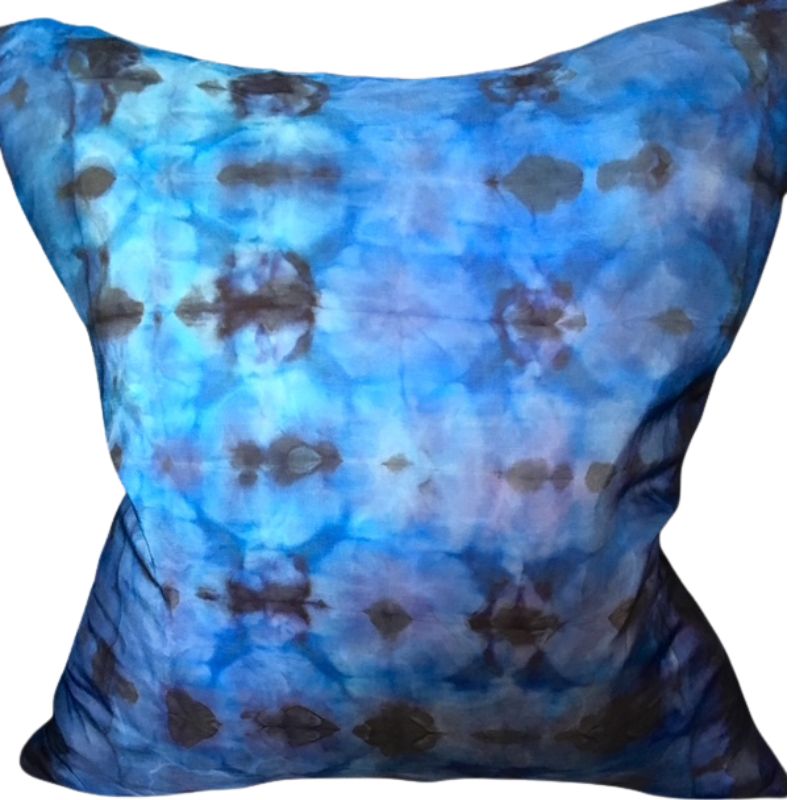 Pillow - Ice Dye | Cobalt Blue
