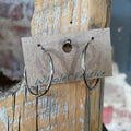 Earrings - Silver Hoops