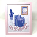 Framed Print - Feline Groovy | 8 x 10" Pink Frame
