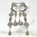 Earrings - Diamond Star Dangles