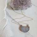 Necklace - Druzy Pendant