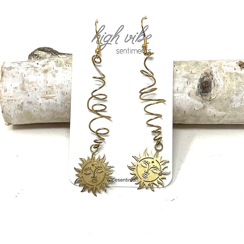 Earrings - Energy Spirals